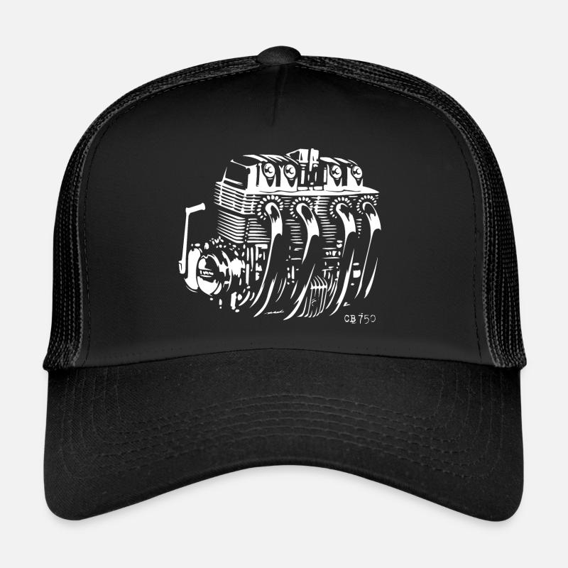 Motorrad Motor CB750 Cafe Racer Trucker Cap