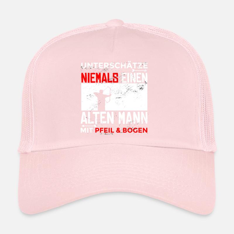 Bogenschießen Bogenschütze Spruch Sportbogen Trucker Cap
