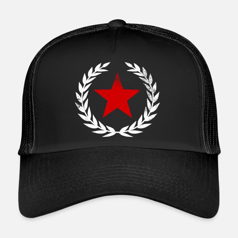 Red Star - Trucker Cap - black/black