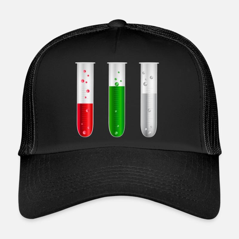 Mélange d’Augsbourg - Rouge Vert Blanc Casquette trucker 