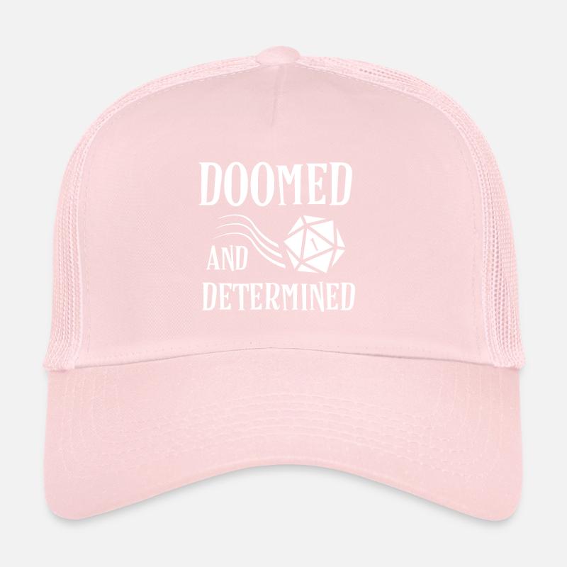 Échec critique condamné et déterminé de D20 Dice Casquette trucker 