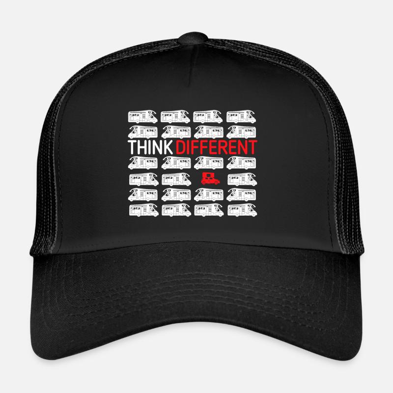 Think Different « Dachzelt Edition » Camper Camping Casquette trucker 