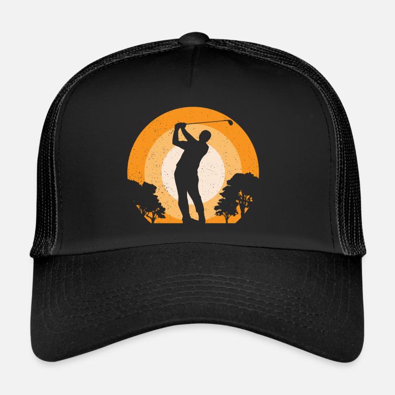 Golf the Course! - Trucker Cap - Schwarz/Schwarz