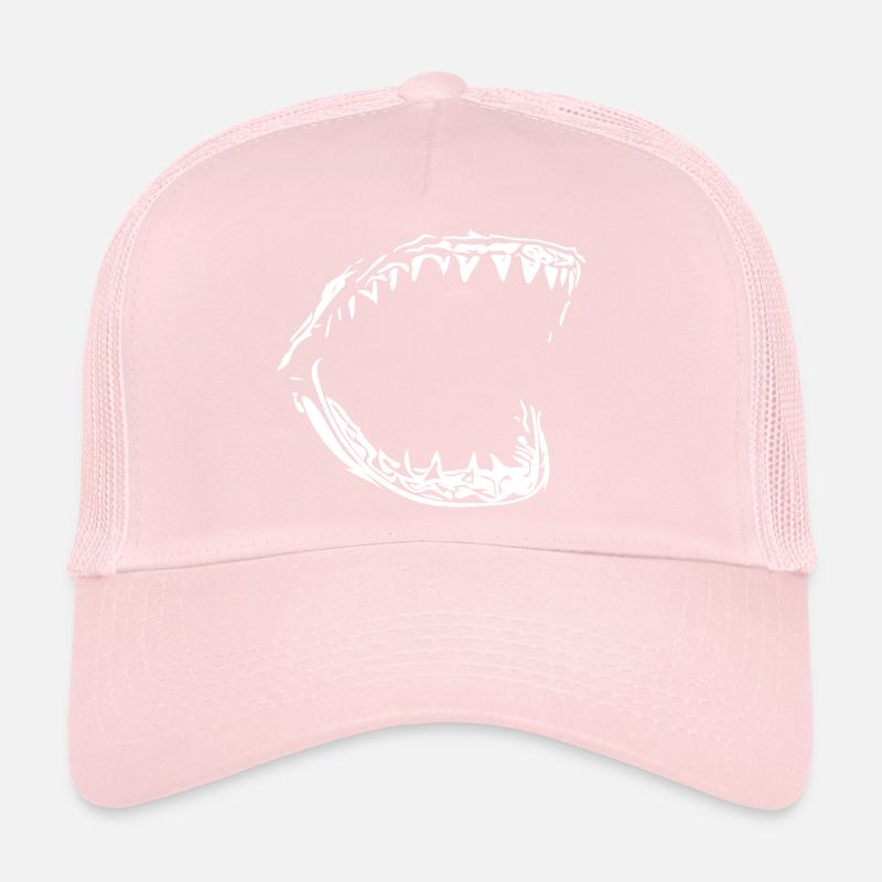 Riesen Vector Hai Gebiss Trucker Cap
