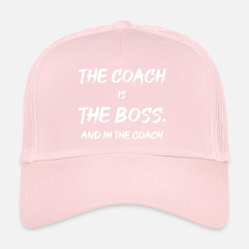 Le coach, c’est le patron. Et dans le coach Casquette trucker 