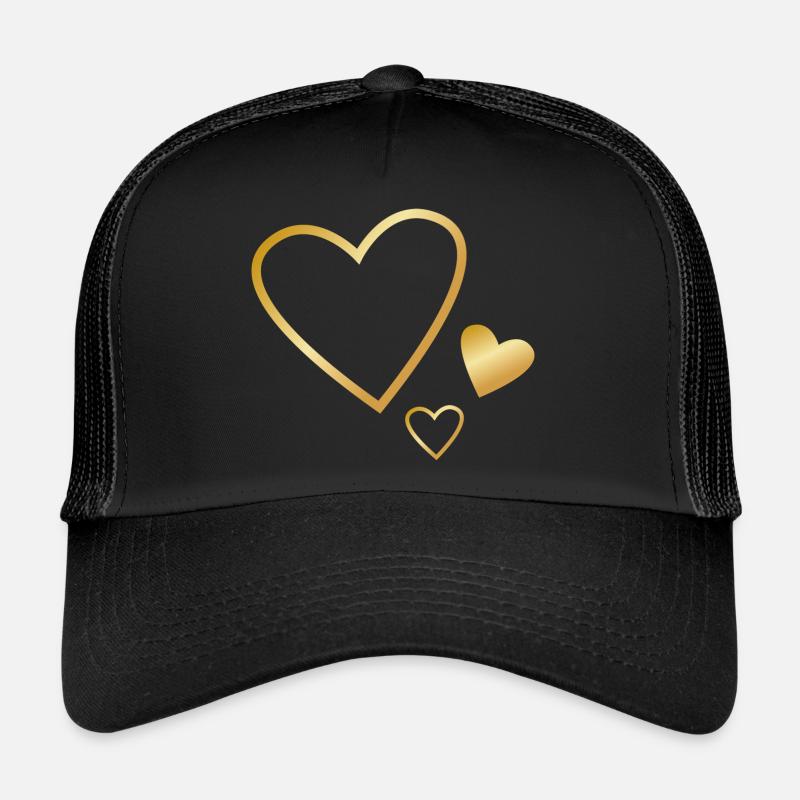 3 cœurs d’or Casquette trucker 