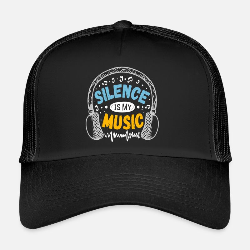 Introvertiert Hochsensibel INFJ Spruch Geschenk - Trucker Cap - Schwarz/Schwarz