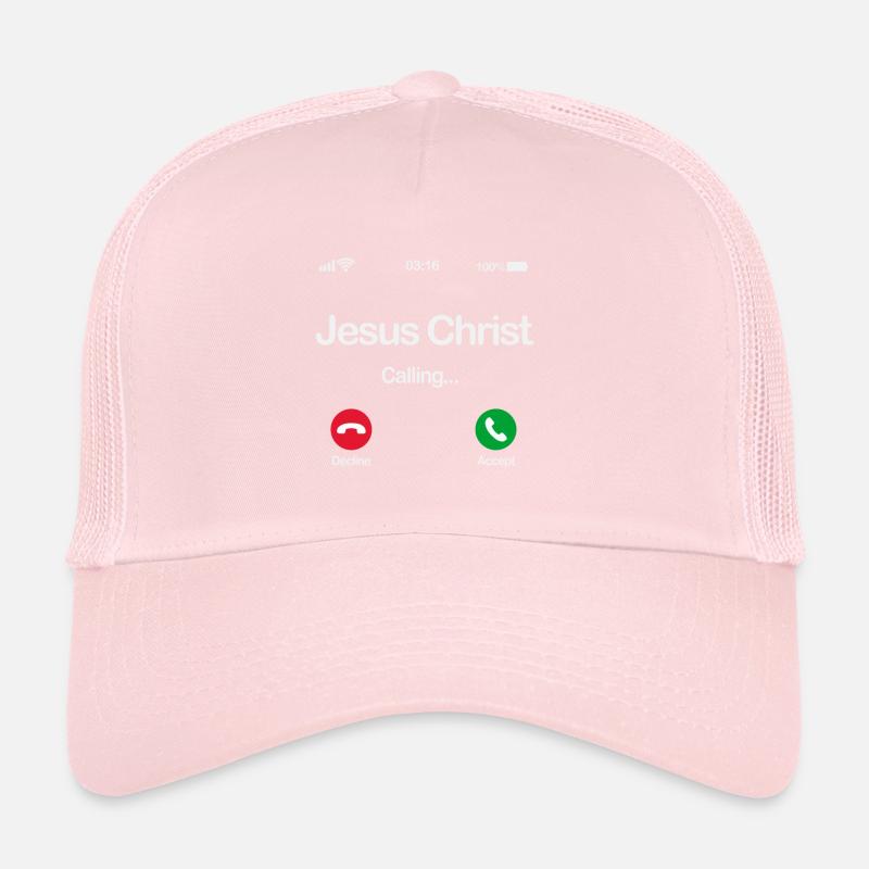 Jésus appelle - Acceptez Jésus dans votre vie Casquette trucker 