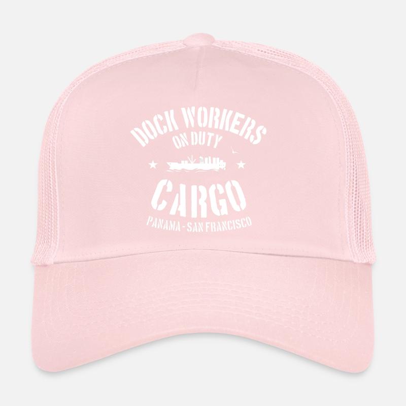 Dock workers on duty Trucker Cap