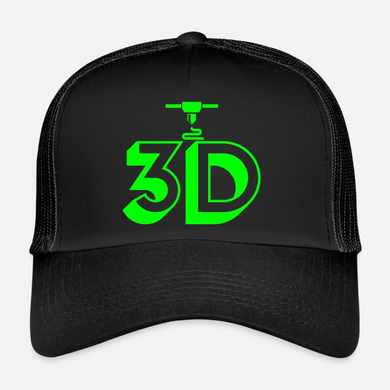 3D Printer Design for Nerds Making 3D Printing Trucker Cap