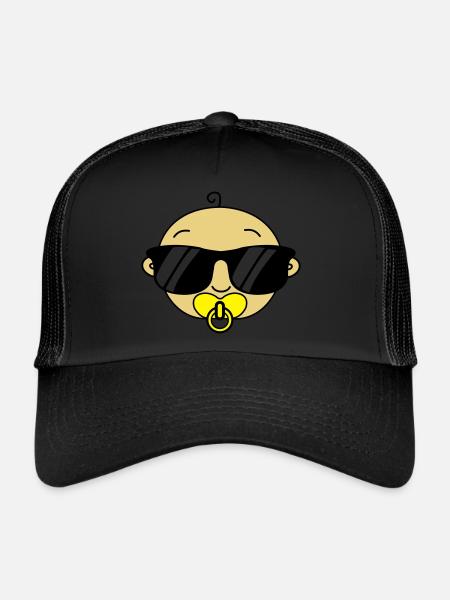 baby - Trucker Cap - black/black - Front