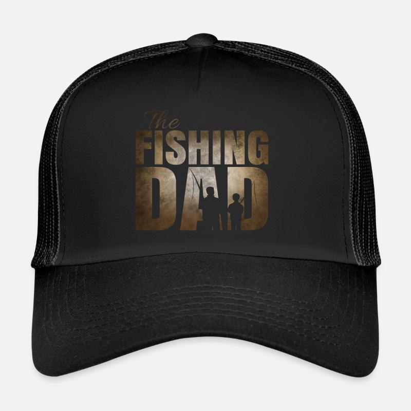 Pêcher Papa - Pêche avec le fils Casquette trucker 