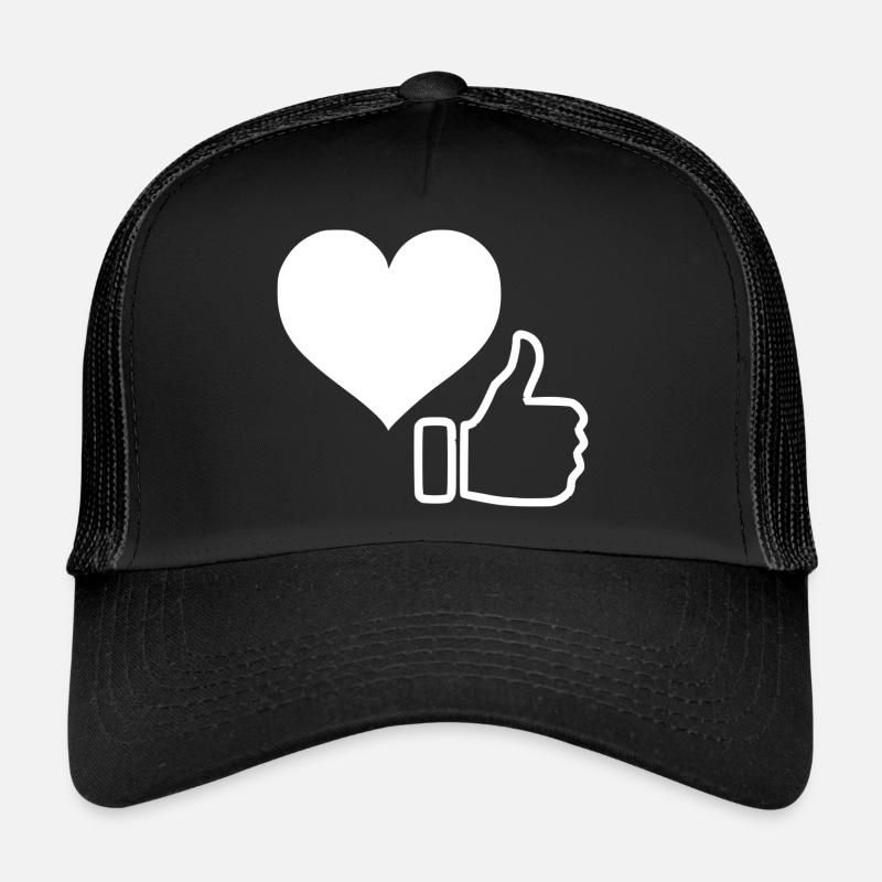 Like me - Trucker Cap - black/black