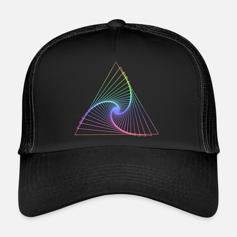arc-en-ciel triangle Casquette trucker 