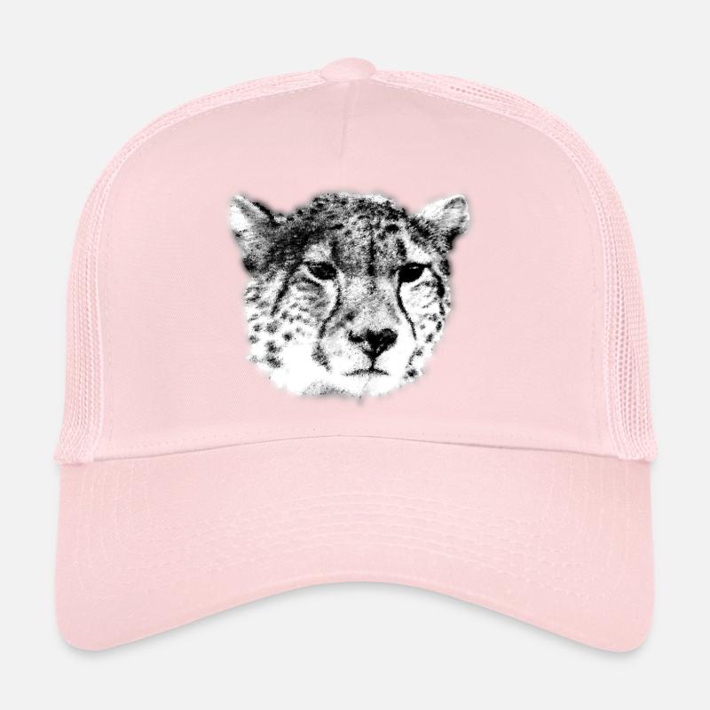 Cheetah Portrait Trucker Cap