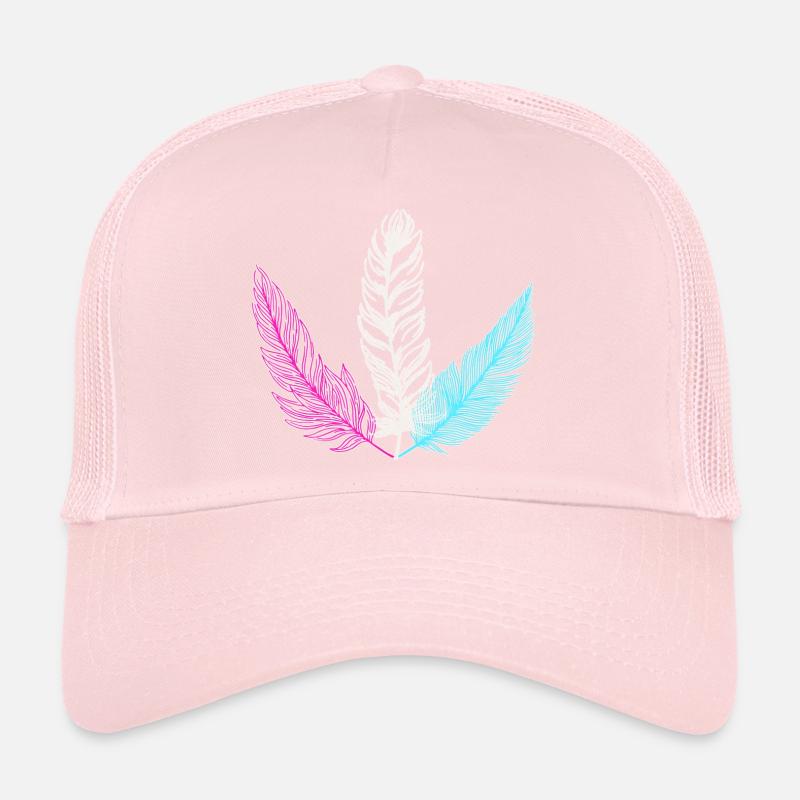 trans plume Casquette trucker 