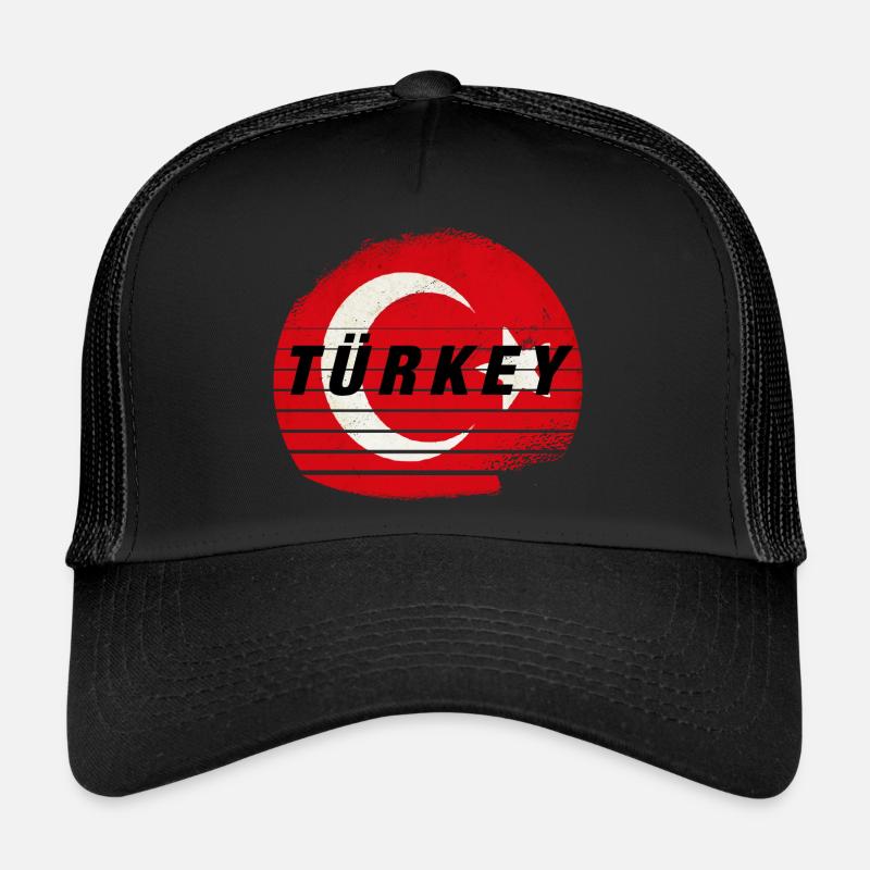 Türkey, Turkey - Trucker Cap - black/black