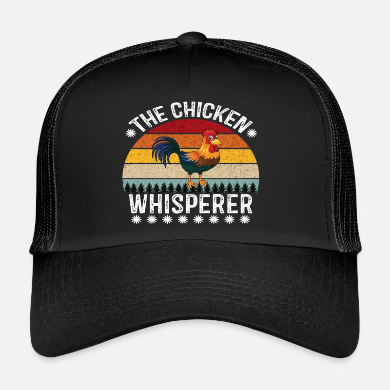 The Chicken Whisperer Chickens lover - Trucker Cap - black/black