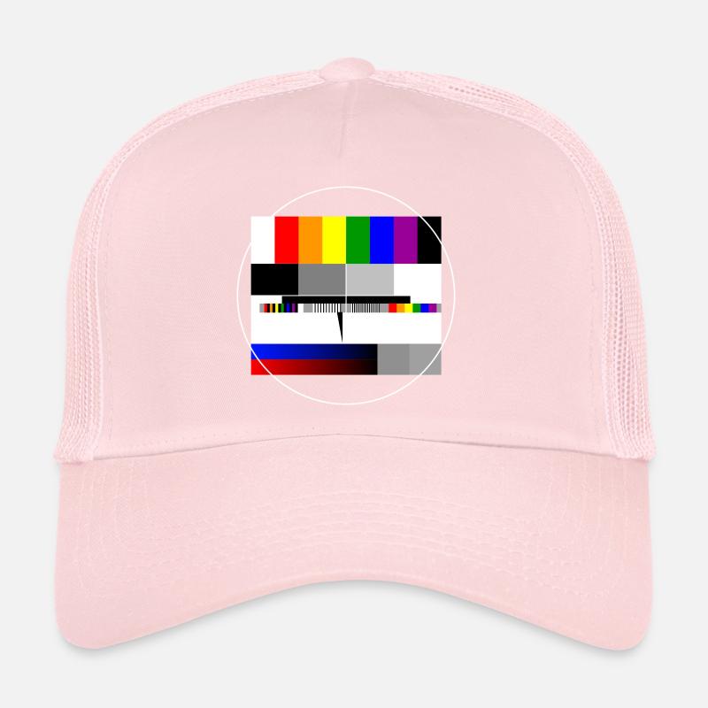 PRIDE Testbild Regenbogen Trucker Cap
