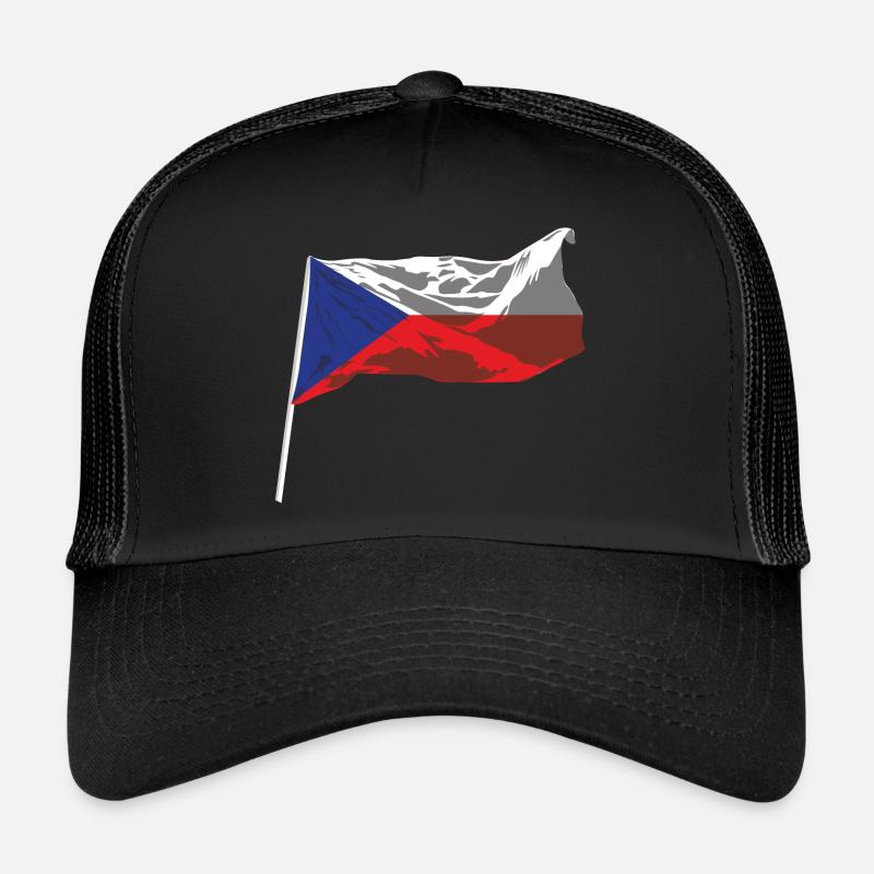 Design tchèque pour les fans tchèques Casquette trucker 