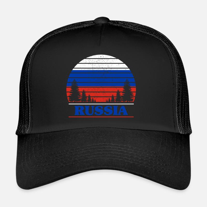 Russia - Trucker Cap - black/black