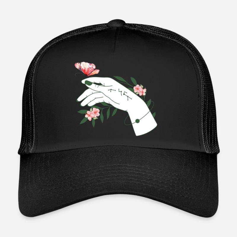 Main du papillon Casquette trucker 