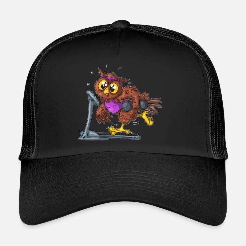 Eule Sport - Trucker Cap - Schwarz/Schwarz