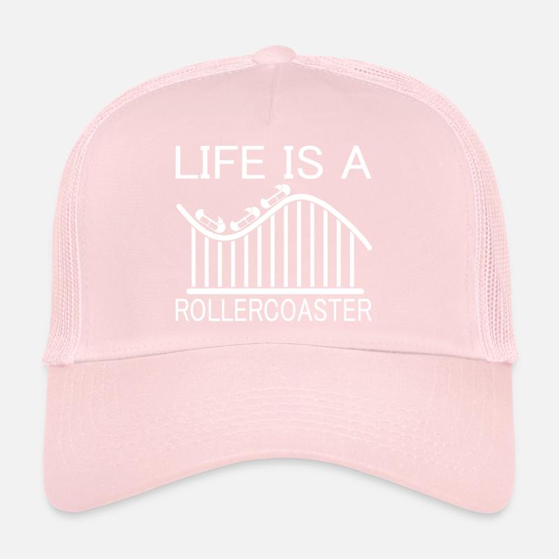 Rollercoaster Achterbahn Trucker Cap
