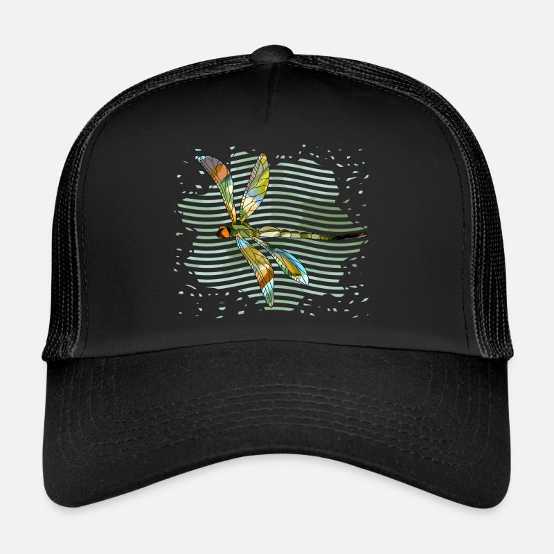 Libelle - Trucker Cap - Schwarz/Schwarz