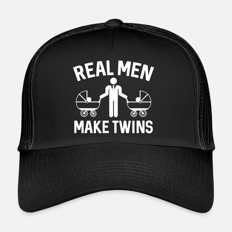 Echte Männer machen Zwillinge Trucker Cap
