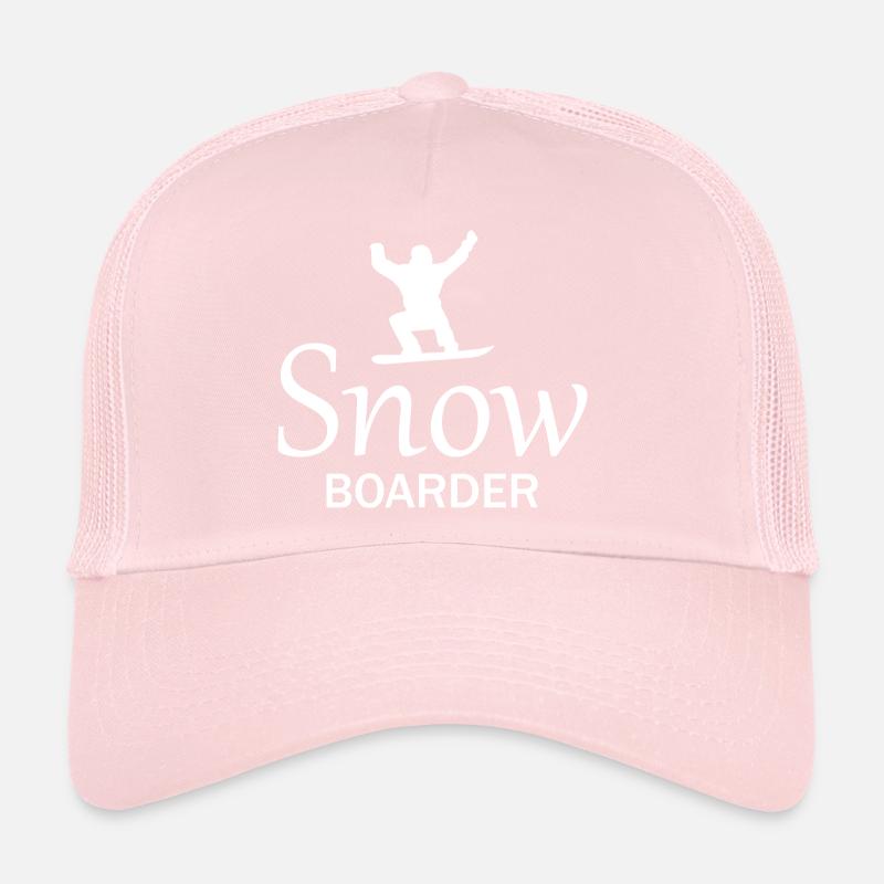 Snowboard Snowboarder Trucker Cap
