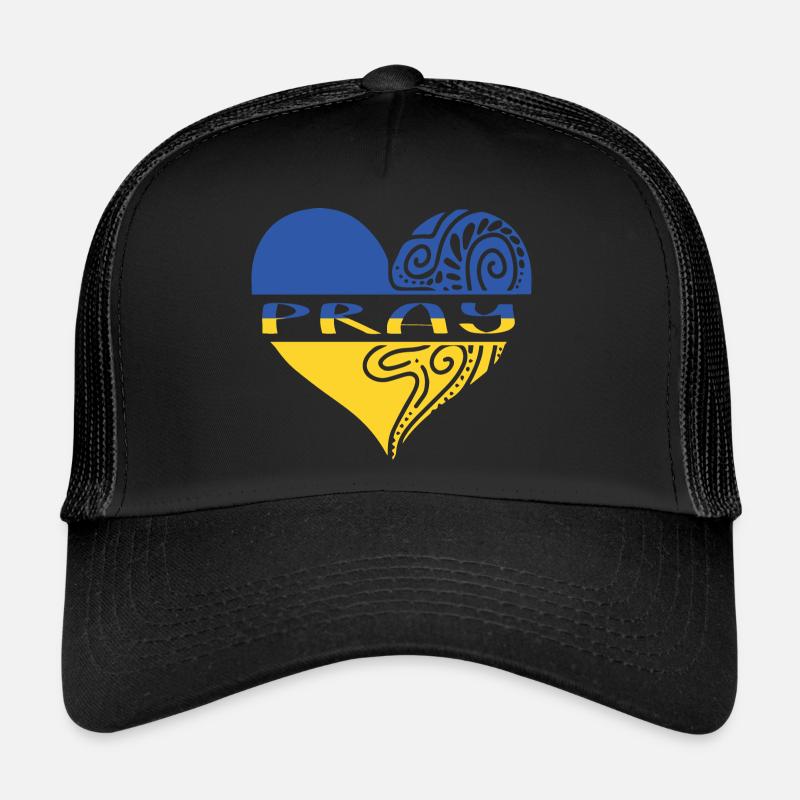 Ukraine Pray Trucker Cap