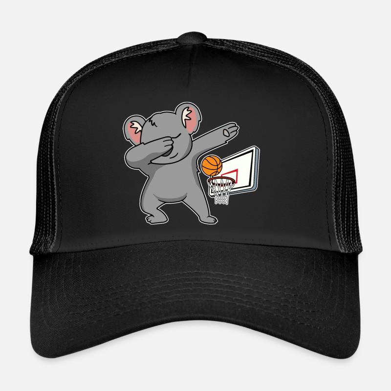 dab dabbing koala basketball koalas comic cute Trucker Cap