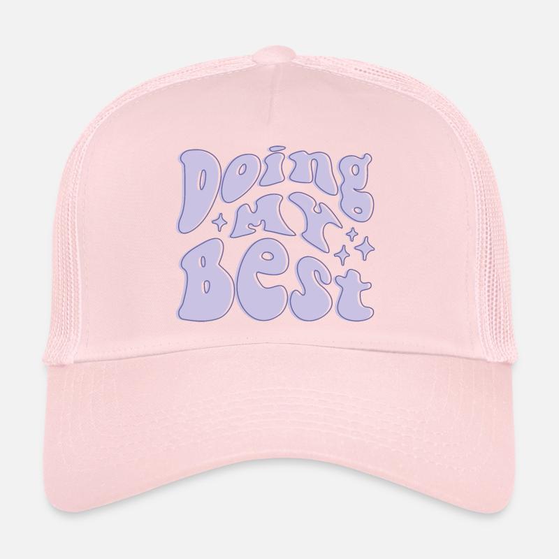 Doing My Best violett Trucker Cap