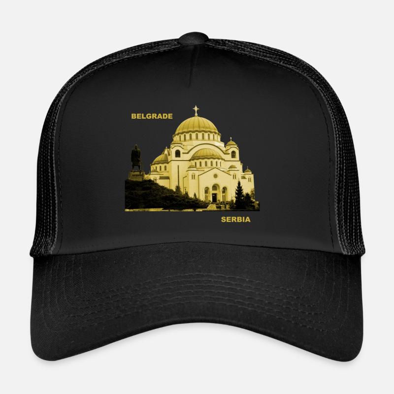 Serbie Belgrade Capitale des Balkans Kiche Casquette trucker 