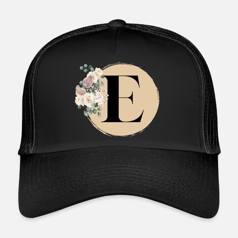 letter E Trucker Cap
