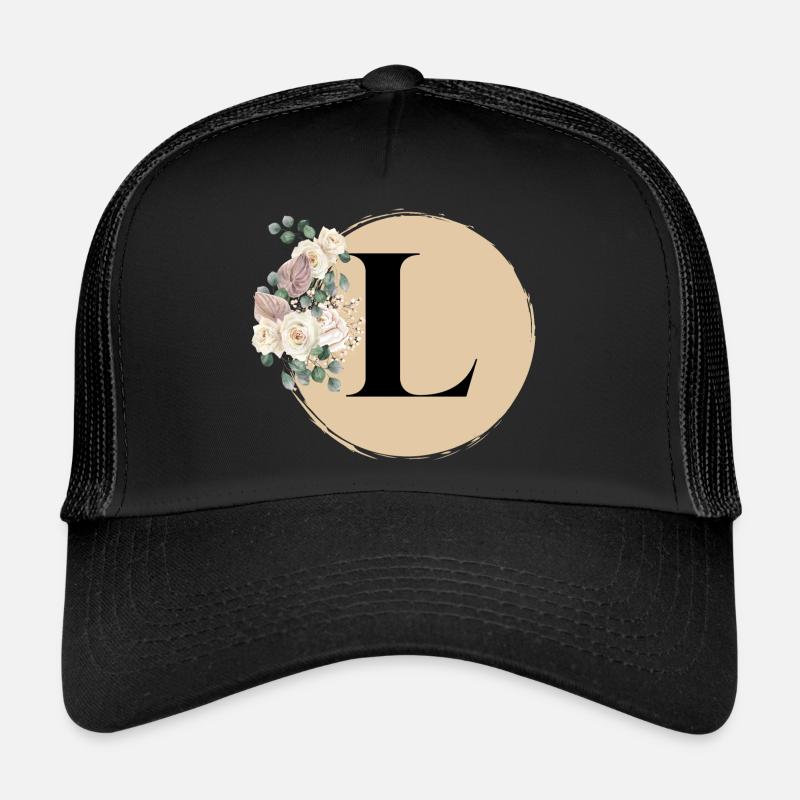 lettre L Casquette trucker 