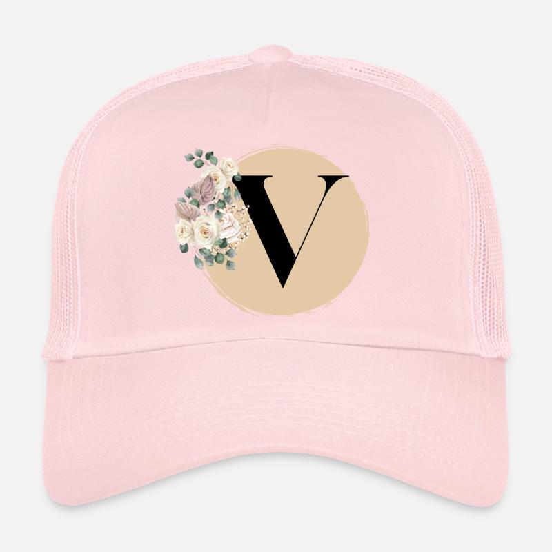 letter V Trucker Cap