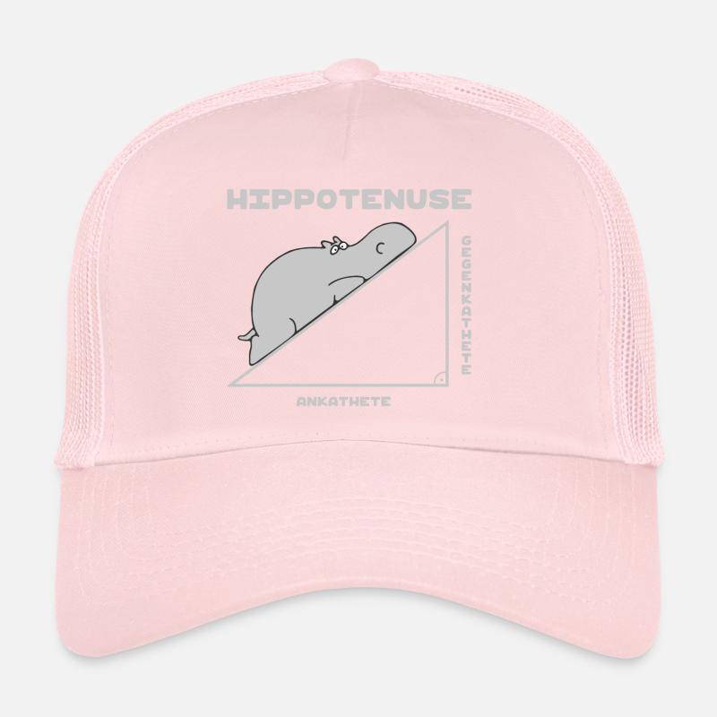 Hippotenuse (Hippo and Pythagoras Edition) Trucker Cap
