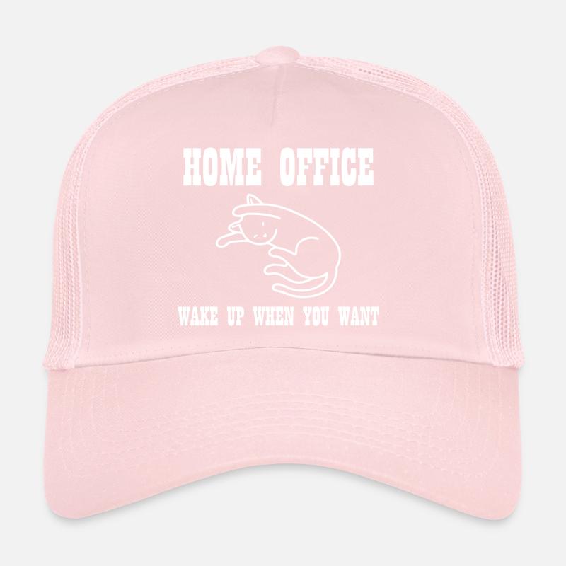 Travail de bureau à domicile Casquette trucker 