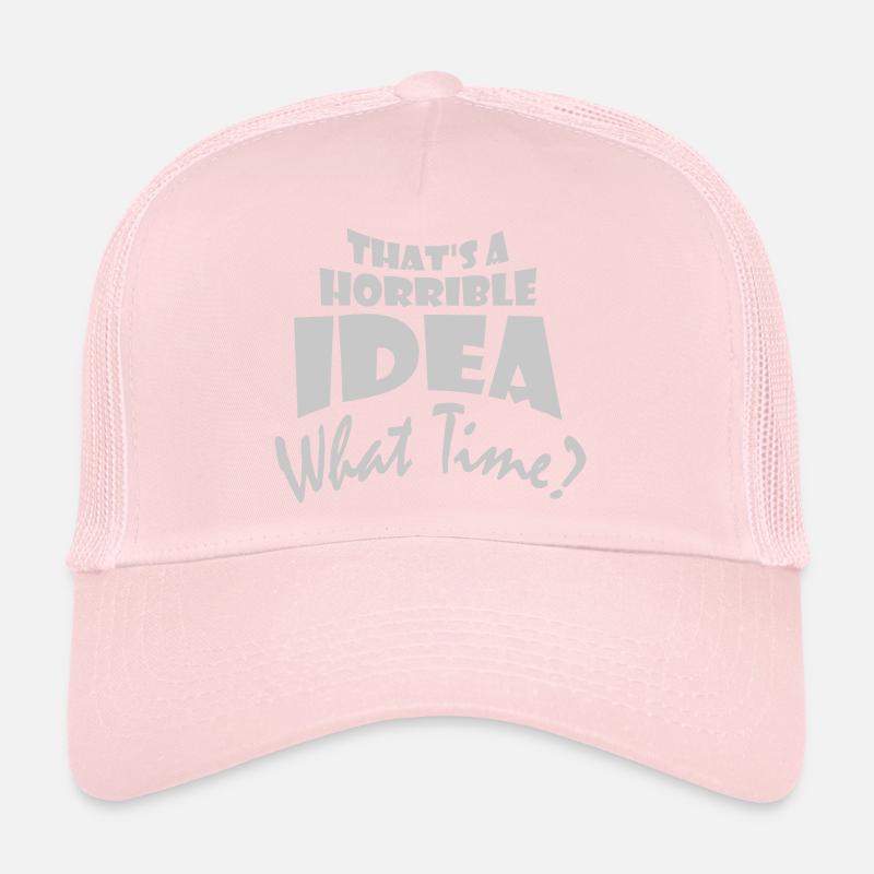 C’est une idée horrible Casquette trucker 