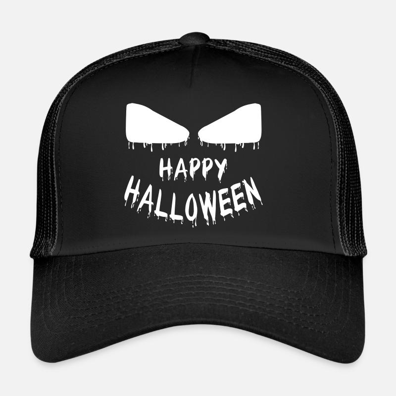 Joyeux visage d’Halloween Casquette trucker 