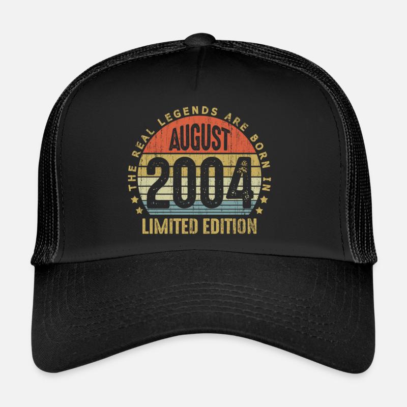 2004 In August finally 18. - Trucker Cap - black/black