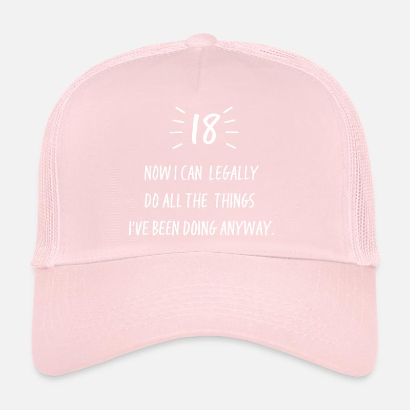 18 ans Casquette trucker 