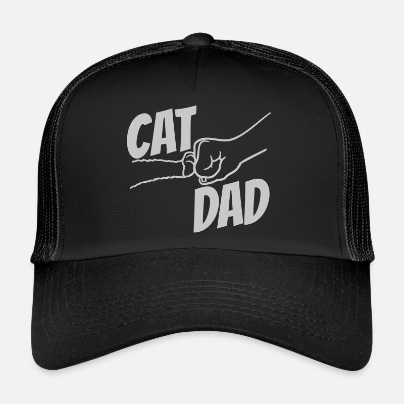 Conception du logo Cat Dad Casquette trucker 
