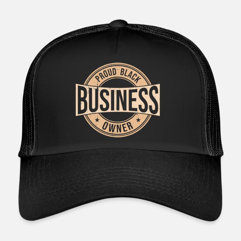 Propriétaire d’entreprise noir Casquette trucker 