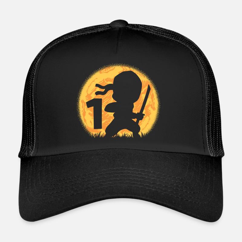 1. Geburtstag Junge Ich bin 1 einjähriger Ninja Trucker Cap