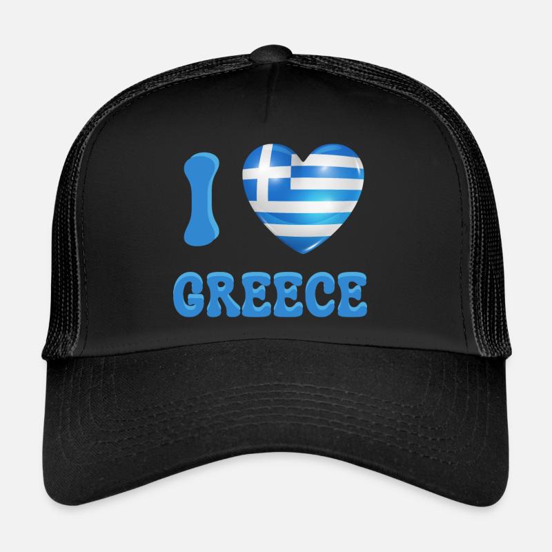 Ich liebe Griechenland Trucker Cap