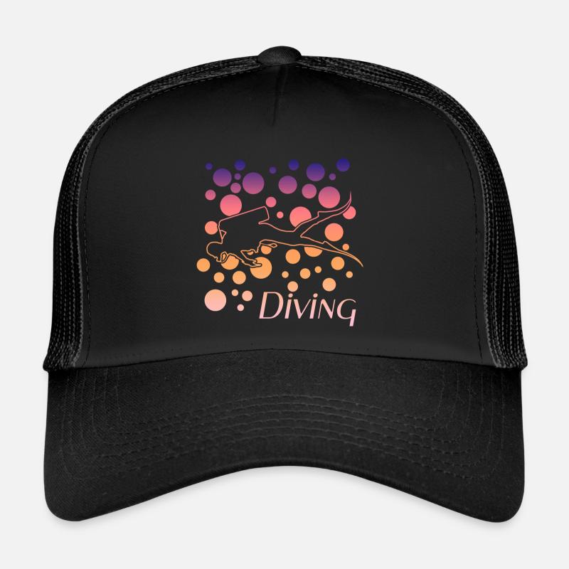 diving Trucker Cap
