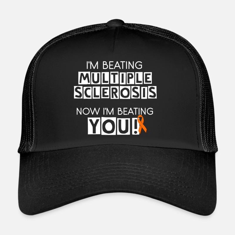 I'm Beating MS, Now I'm Beating You! Trucker Cap